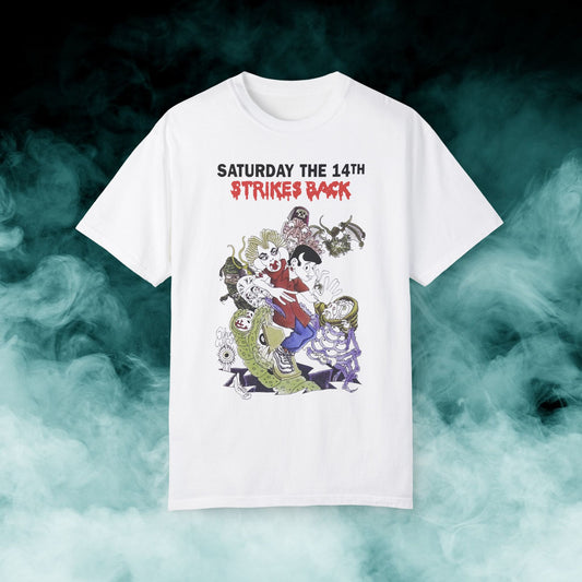 Saturday the 14th Strikes Back Horror Movie T-shirt (Merch)