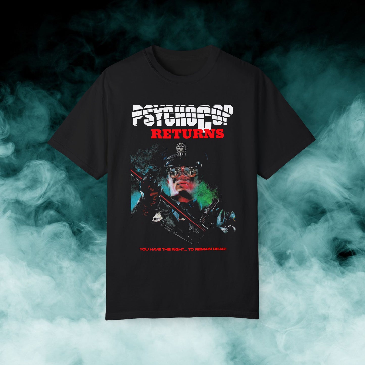 Psycho Cop 2 "Psycho Cop Returns" Horror Movie T-shirt (Merch)
