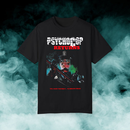 Psycho Cop 2 "Psycho Cop Returns" Horror Movie T-shirt (Merch)