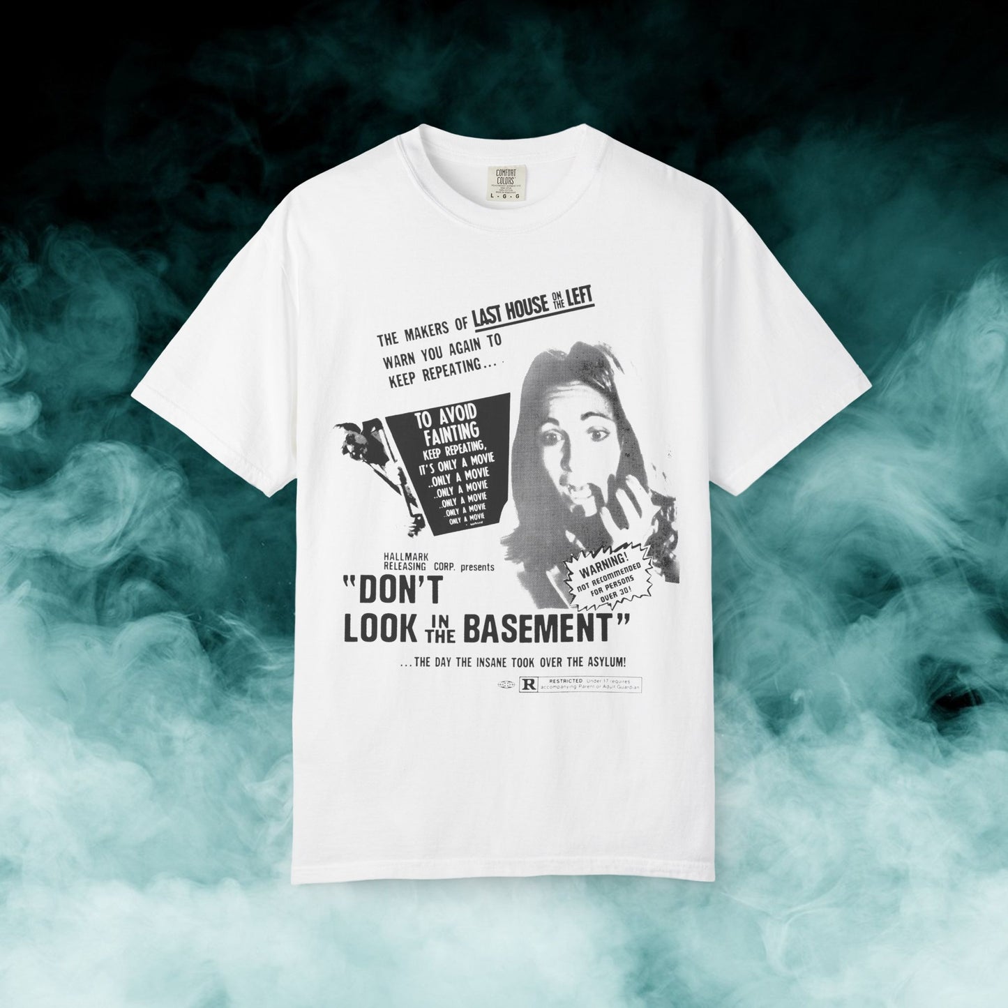 Don't Look in the Basement Horror Movie T-shirt (Merch)