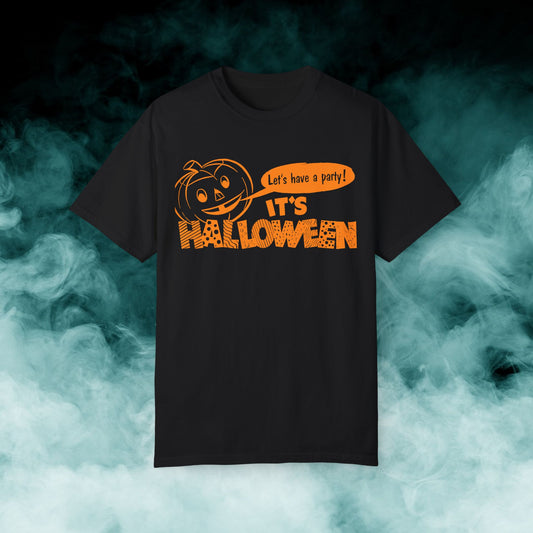 It's Halloween "Let's Have a Party" Orange T-shirt (Merch)