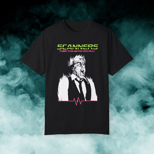 Scanners "Their Thoughts Can Kill!" Horror Movie T-shirt (Merch)