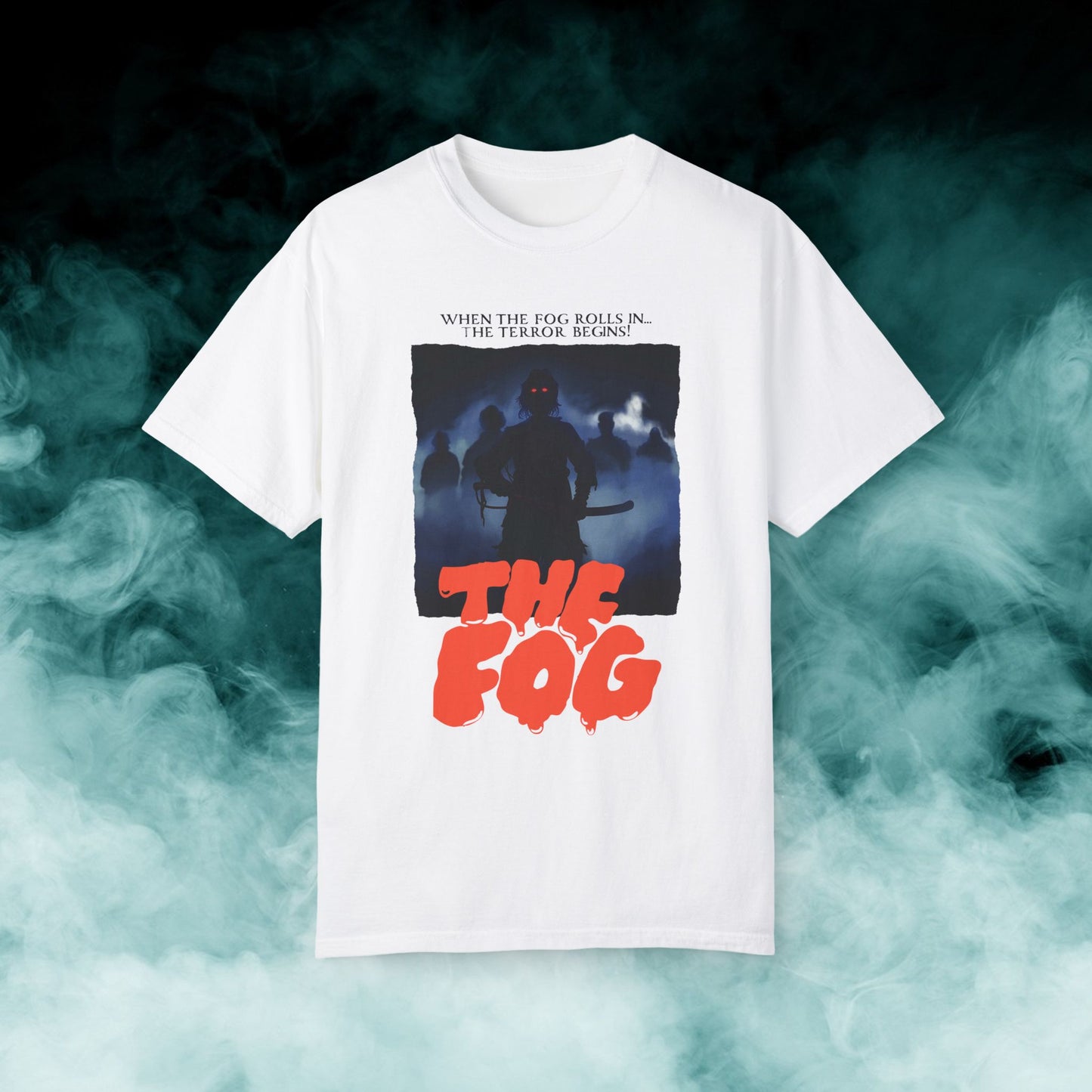 John Carpenter's The Fog White Horror Movie T-shirt (Merch)