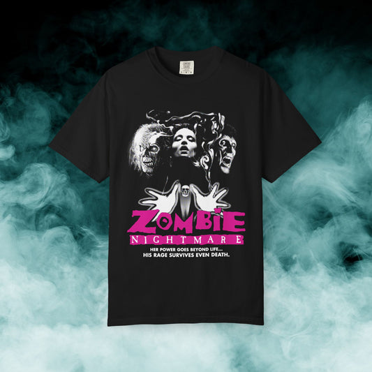 Zombie Nightmare Horror Movie T-shirt (Merch)
