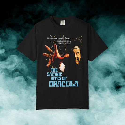The Satanic Rites of Dracula Horror Movie T-shirt (Merch)