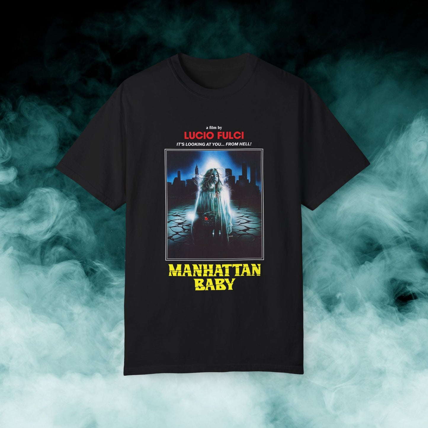 Manhattan Baby Lucio Fulci 2 Horror Movie T-shirt (Merch)