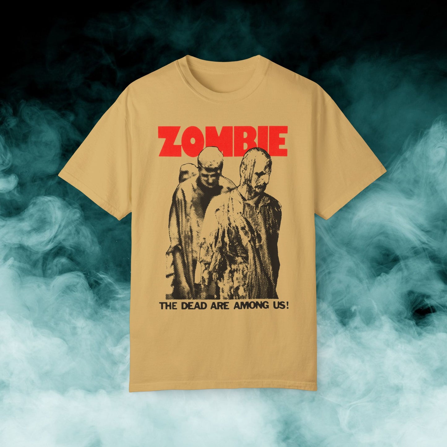 Zombie "The Dead Are Among Us!" V3 Horror Movie T-shirt (Merch)