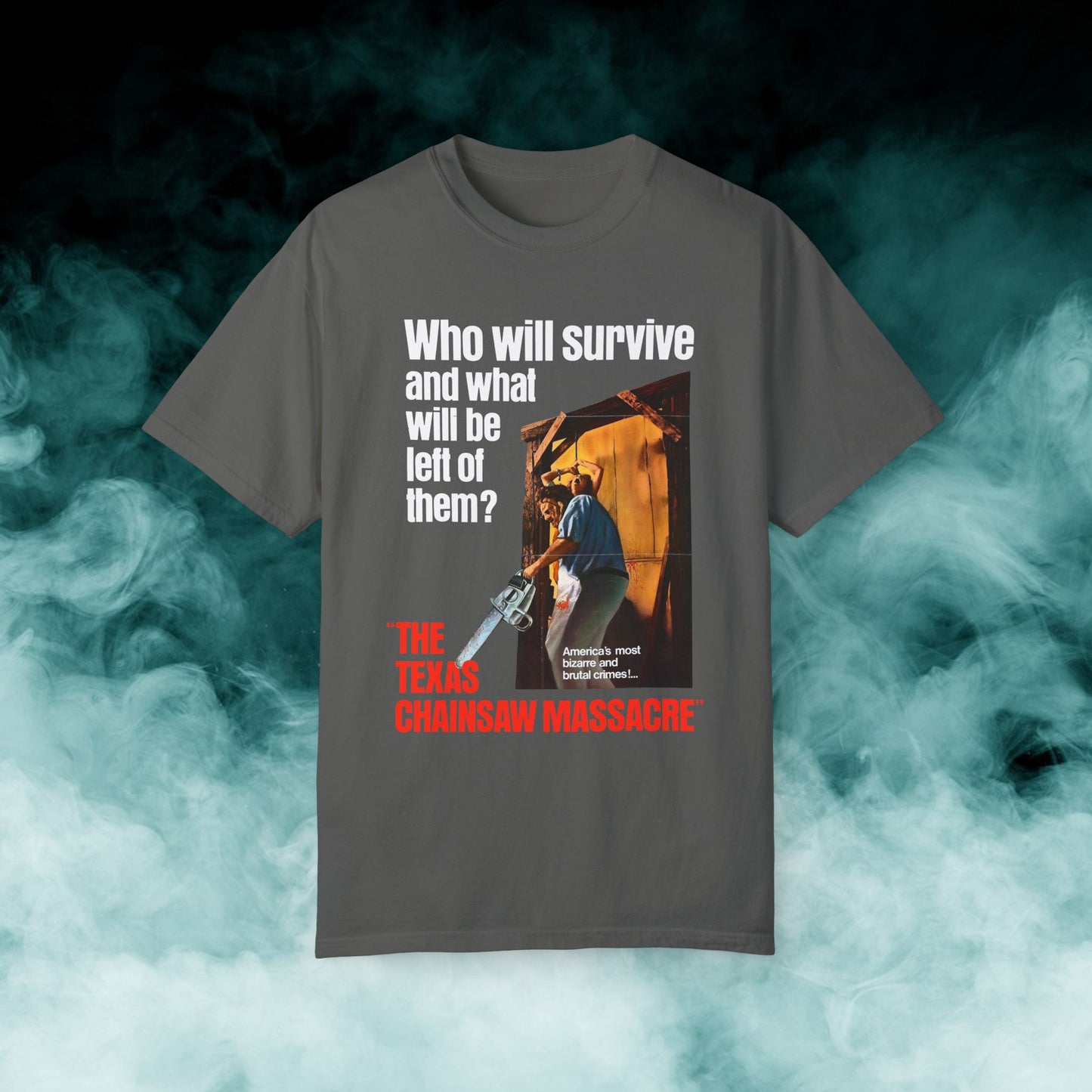 The Texas Chainsaw Massacre V2 Horror Movie T-shirt (Merch)