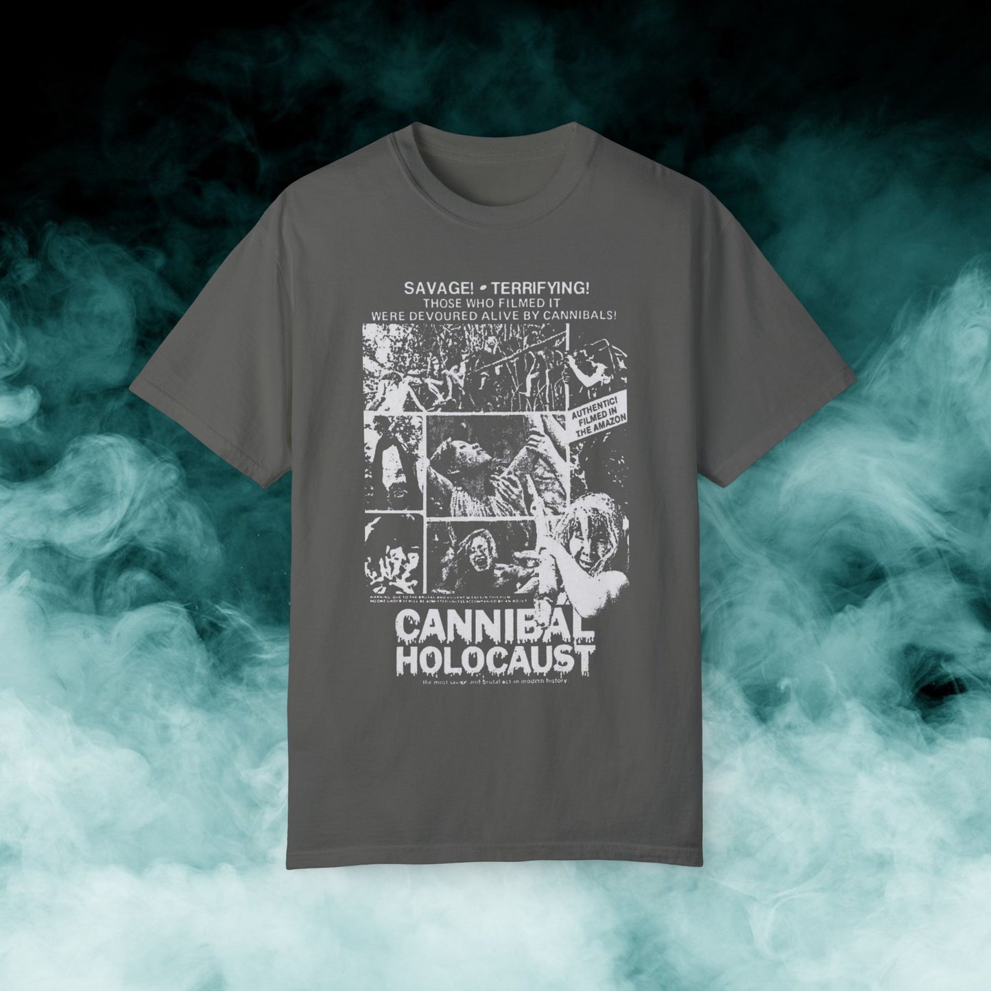 Cannibal Holocaust "Savage" Horror Movie T-shirt (Merch)
