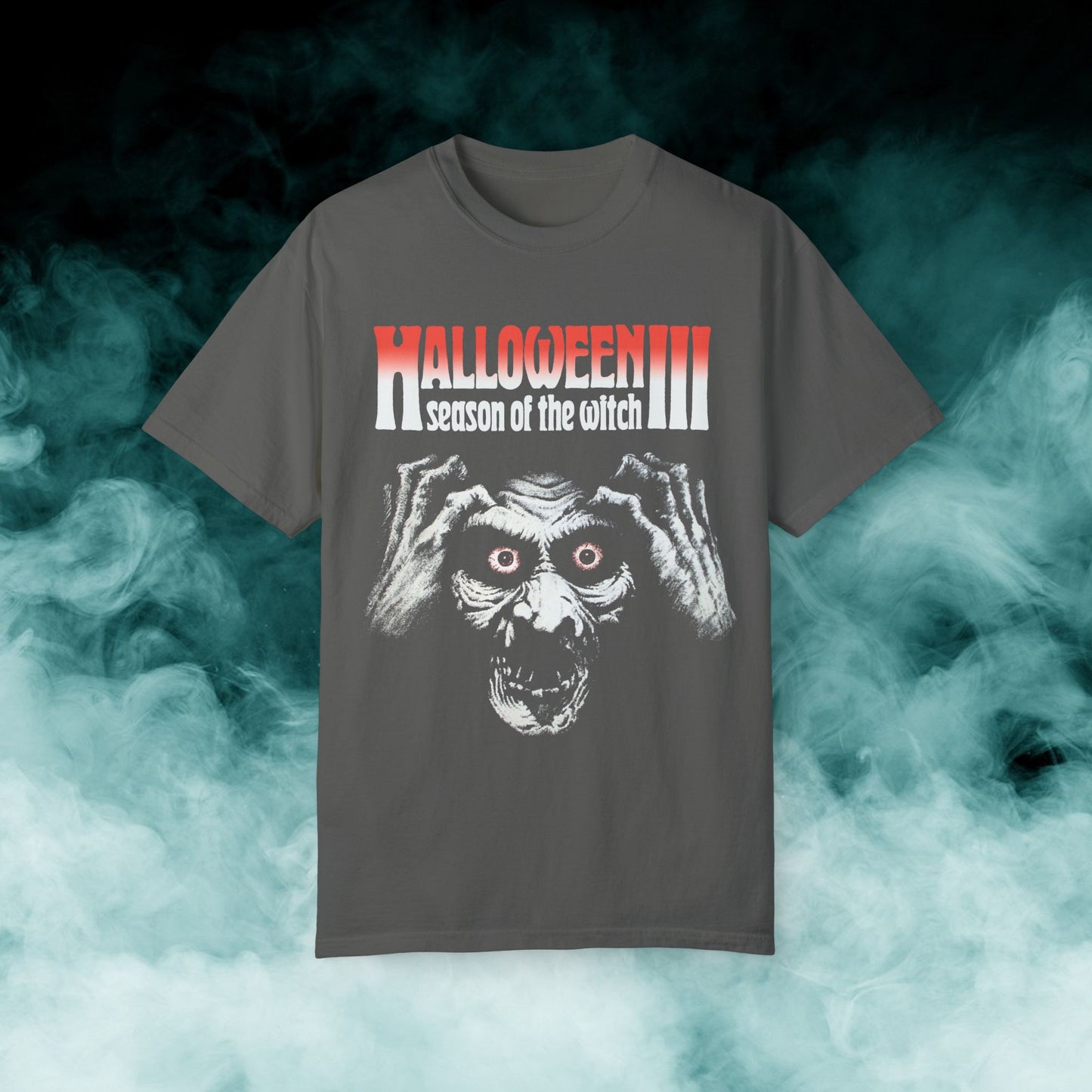 Halloween 3 "Witch Face" Horror Movie T-shirt (Merch)