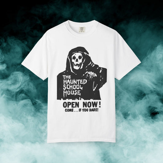 The Haunted School House Horror Movie T-shirt (Merch)