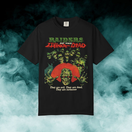 Raiders of the Living Dead Horror Movie T-shirt (Merch)