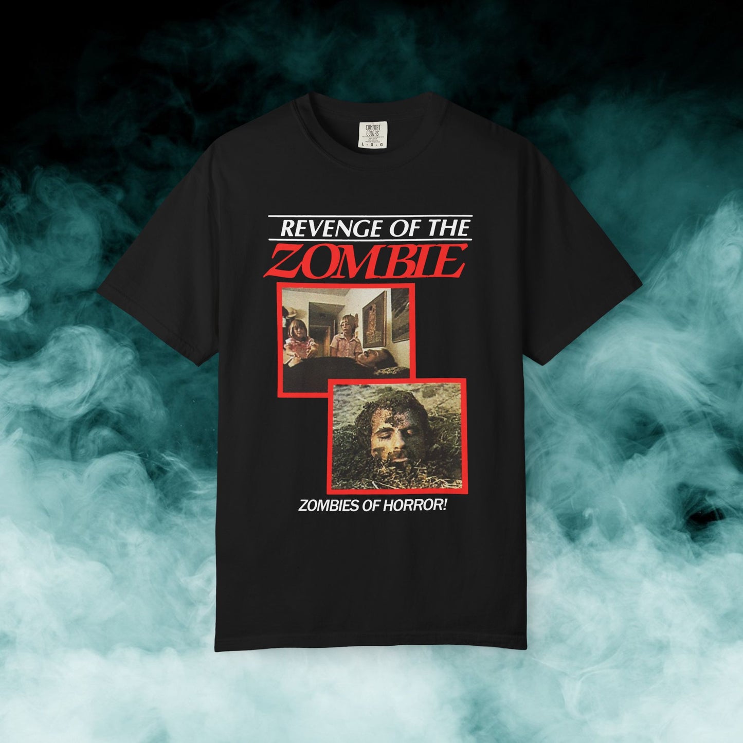 Revenge of the Zombie Horror Movie T-shirt (Merch)