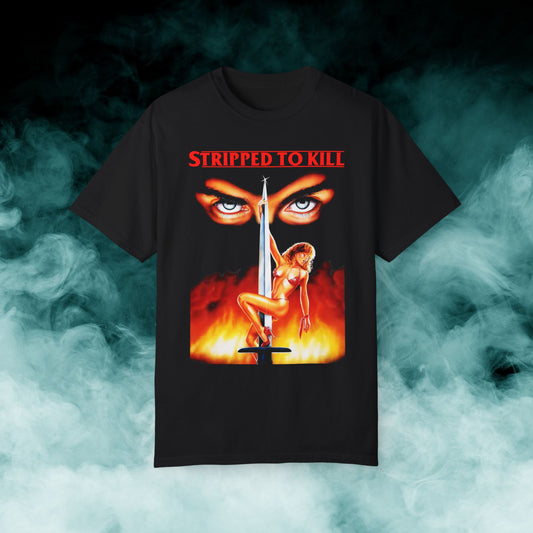 Stripped to Kill Horror Movie T-shirt (Merch)