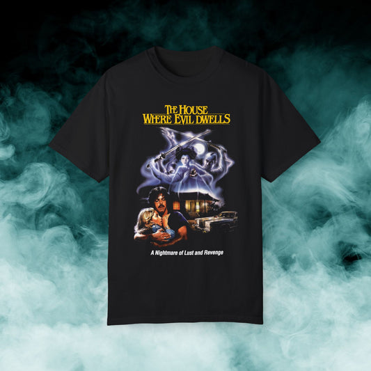 The House Where Evil Dwells Horror Movie T-shirt (Merch)