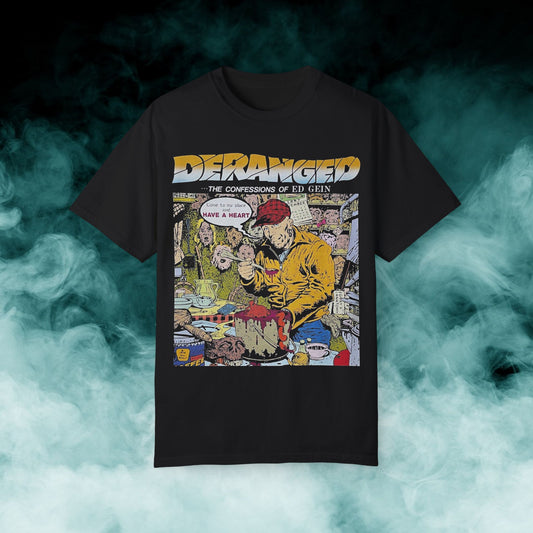 Deranged "Confessions" V2 Horror Movie T-shirt (Merch)