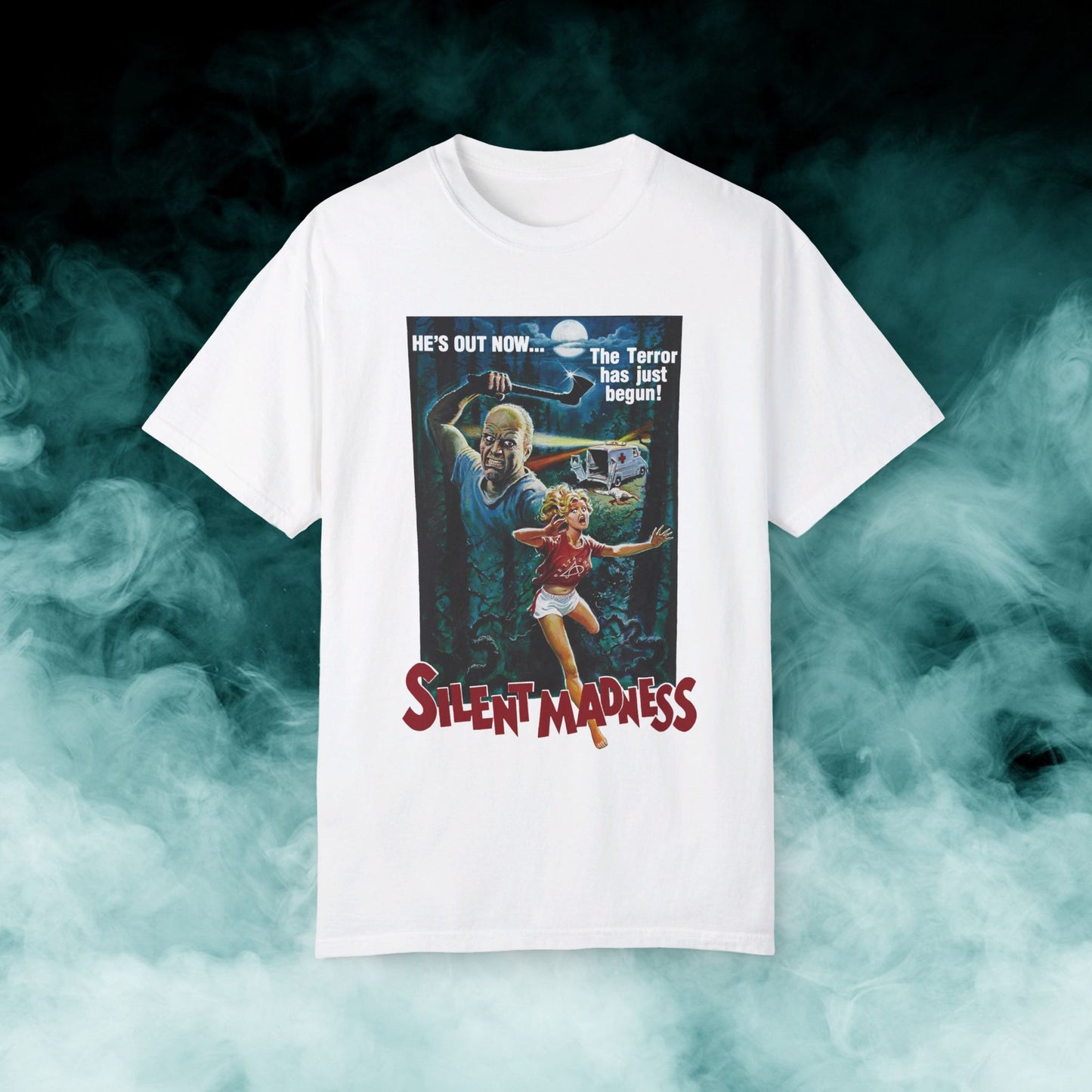 Silent Madness Horror Movie T-shirt (Merch)