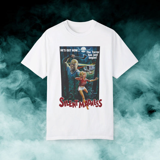Silent Madness Horror Movie T-shirt (Merch)
