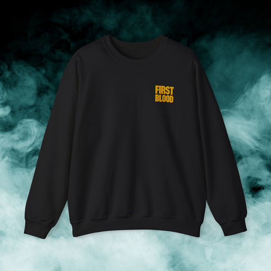 First Blood Action/Sci-fi Movie Crewneck Sweatshirt (Merch)