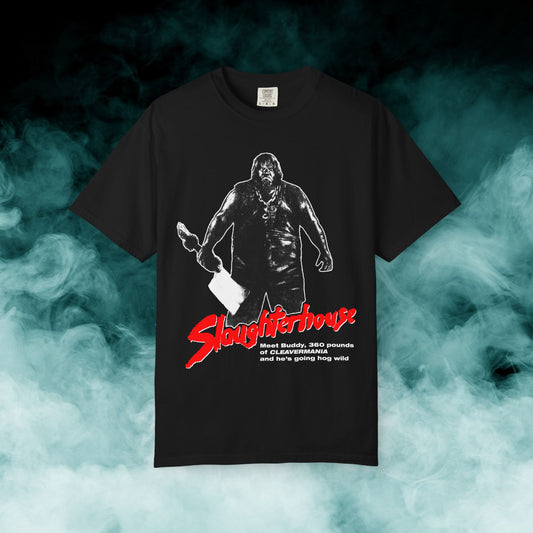 Slaughterhouse Horror Movie T-shirt (Merch)