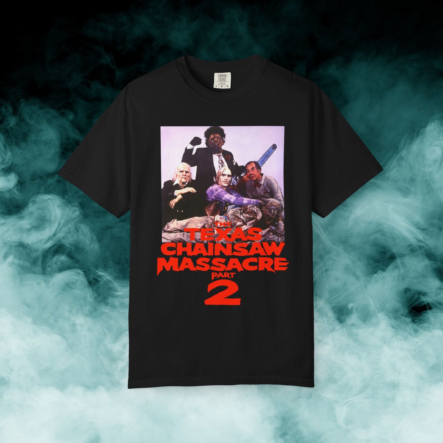 The Texas Chainsaw Massacre 2 Horror Movie T-shirt (Merch)