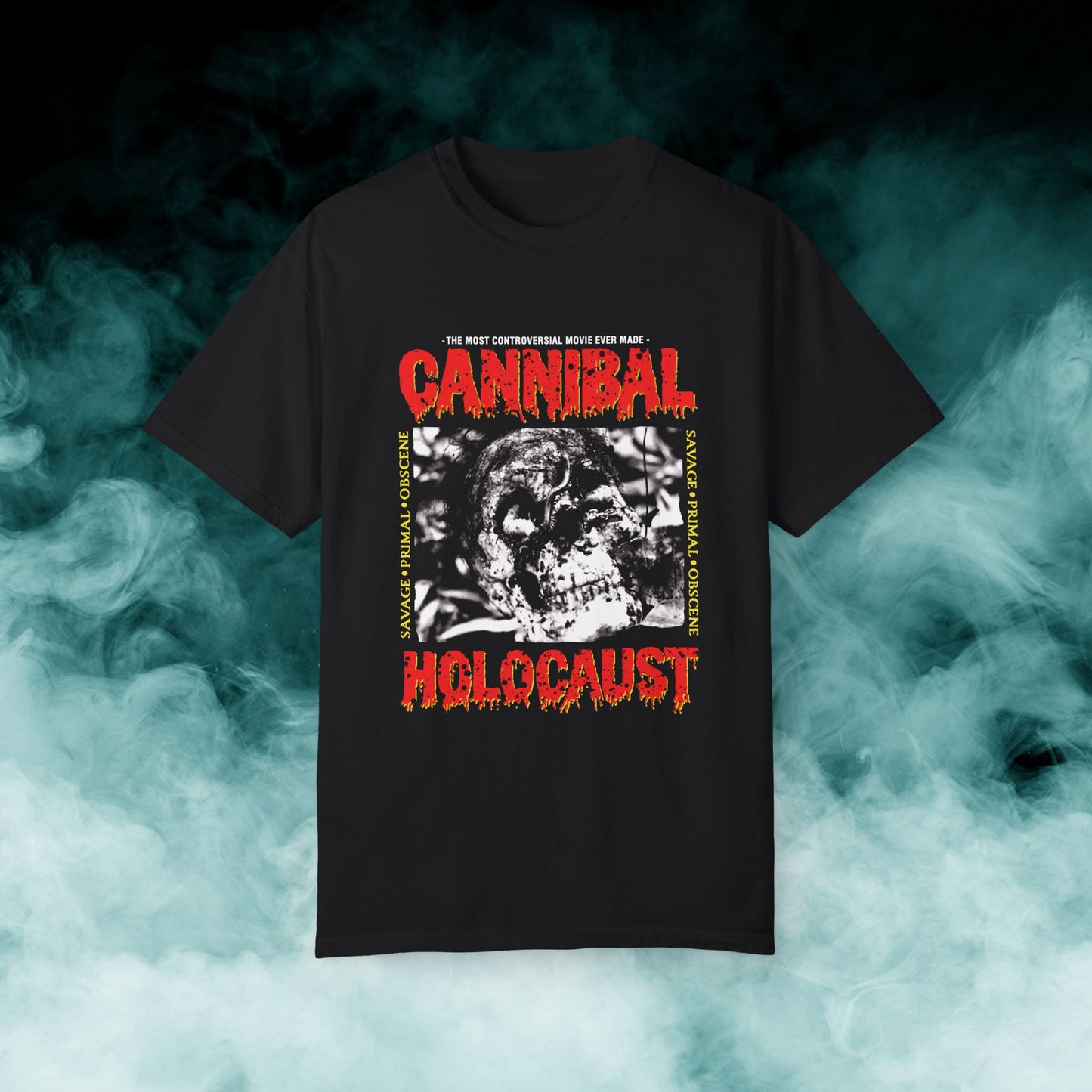 Cannibal Holocaust "Grindhouse" Horror Movie T-shirt (Merch)