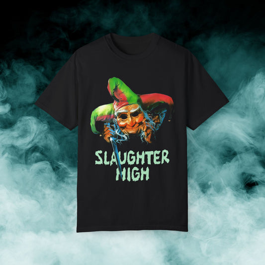 Slaughter High V2 Horror Movie T-shirt (Merch)