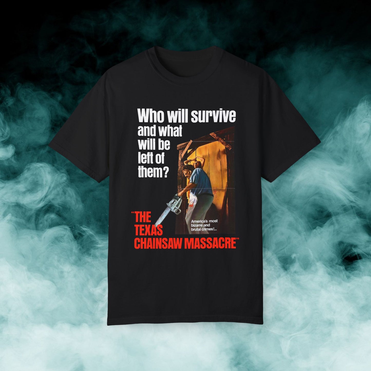 The Texas Chainsaw Massacre V2 Horror Movie T-shirt (Merch)