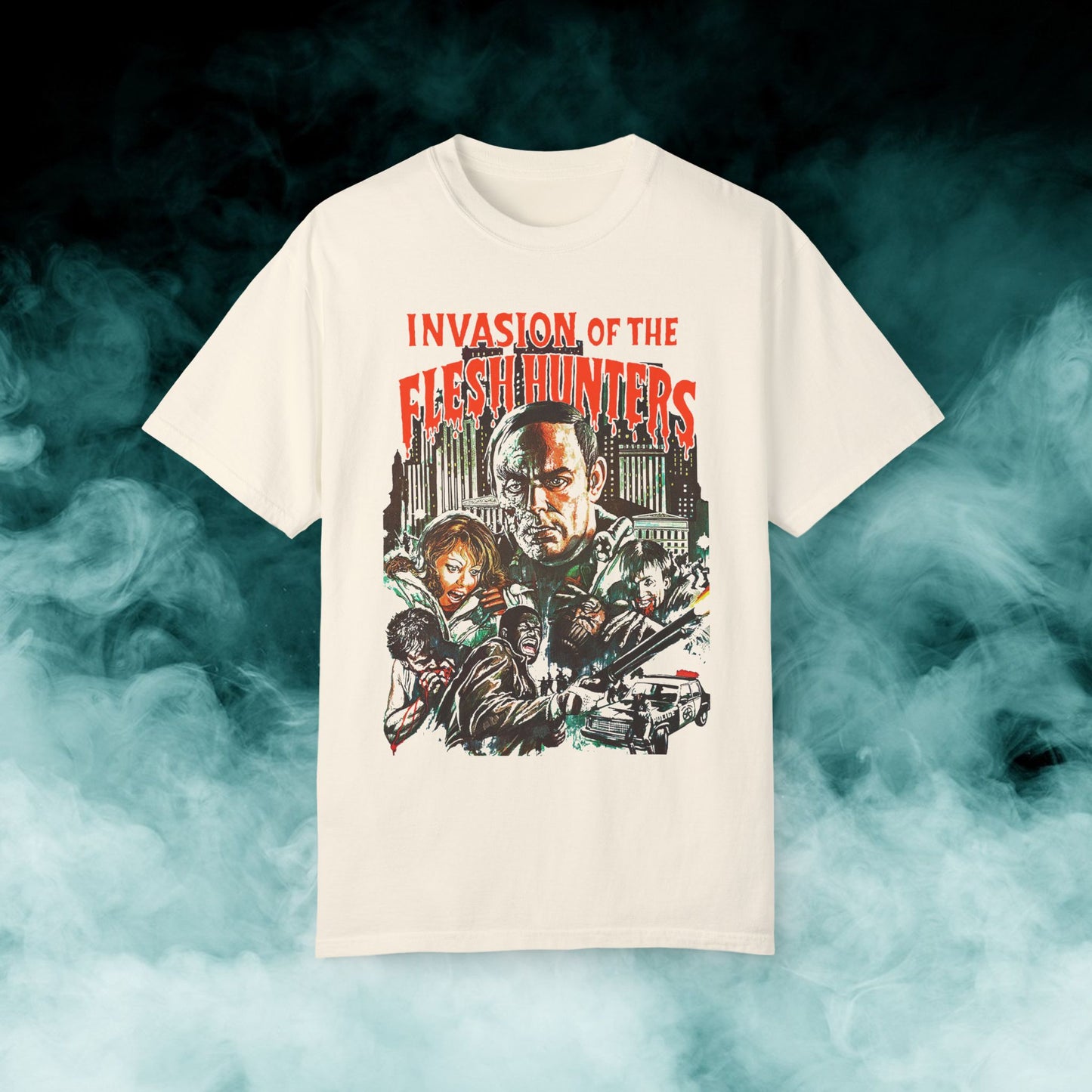 Invasion of the Flesh Eaters Horror Movie T-shirt (Merch)