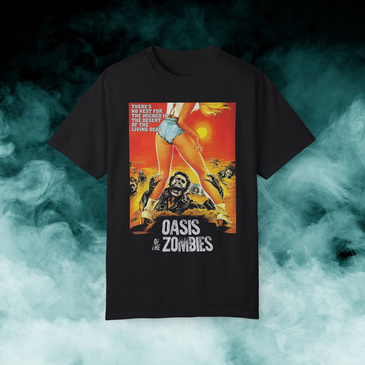 Oasis of the Zombies Horror Movie T-shirt (Merch)