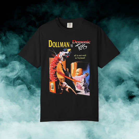 Dollman vs. Demonic Toys Horror Movie T-shirt (Merch)