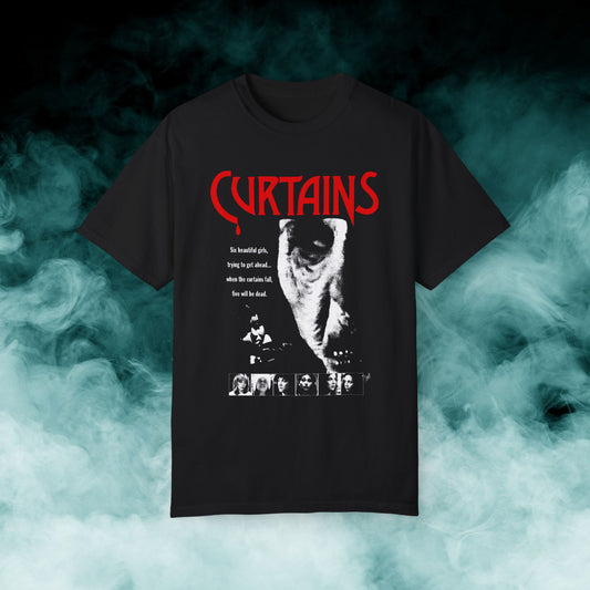 Curtains Horror Movie T-shirt (Merch)