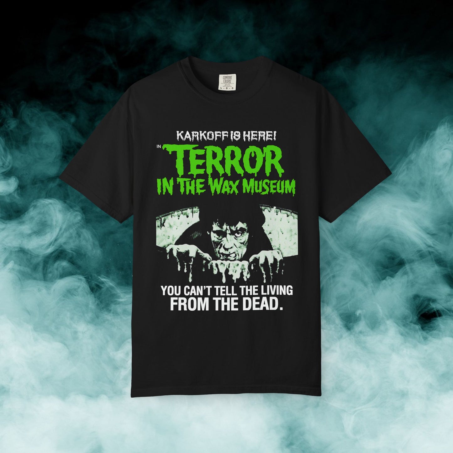 Terror in the Wax Museum Horror Movie T-shirt (Merch)