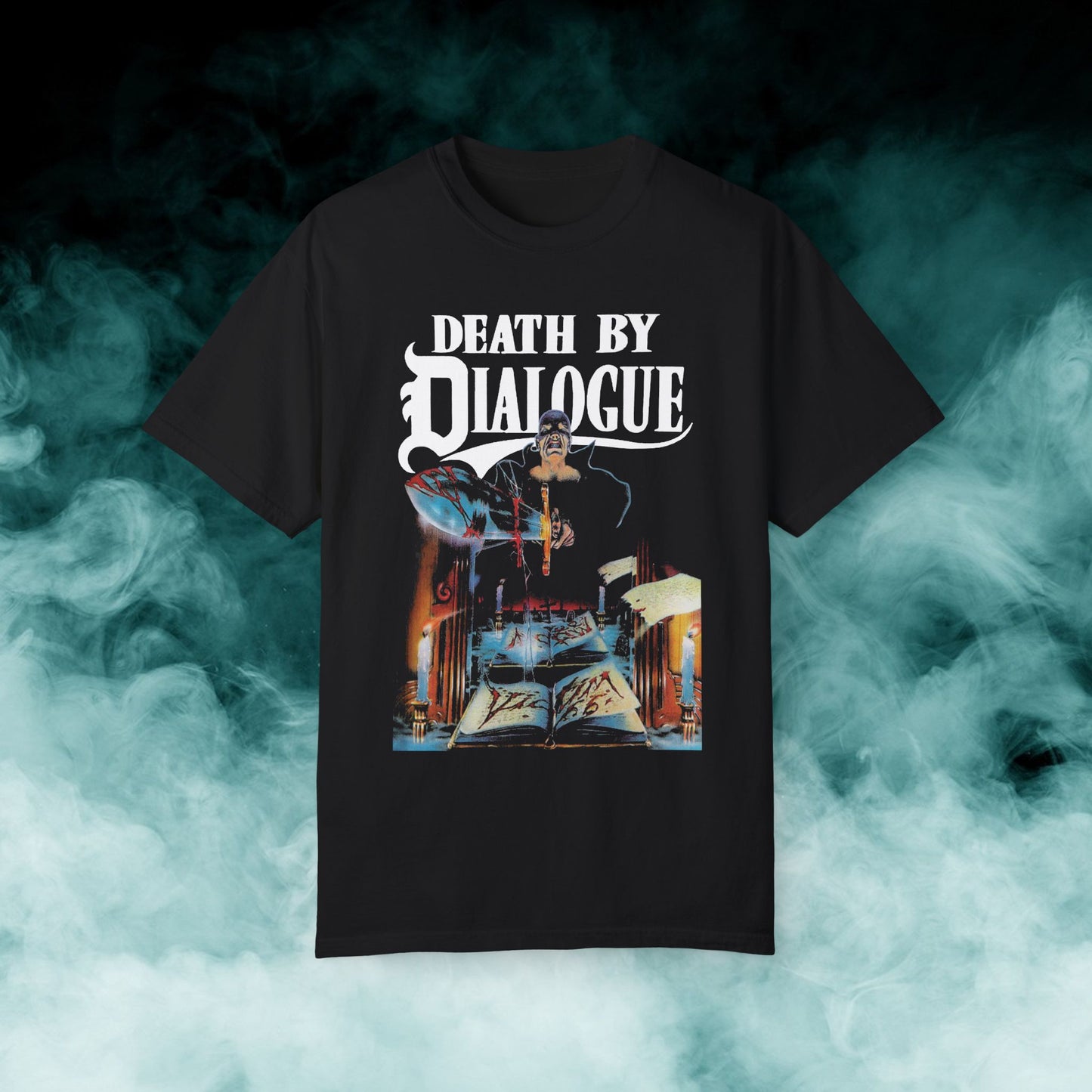 Death by Dialogue Horror Movie T-shirt (Merch)