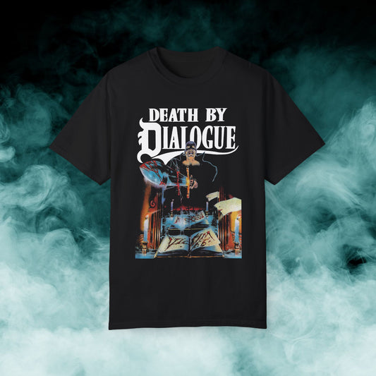 Death by Dialogue Horror Movie T-shirt (Merch)