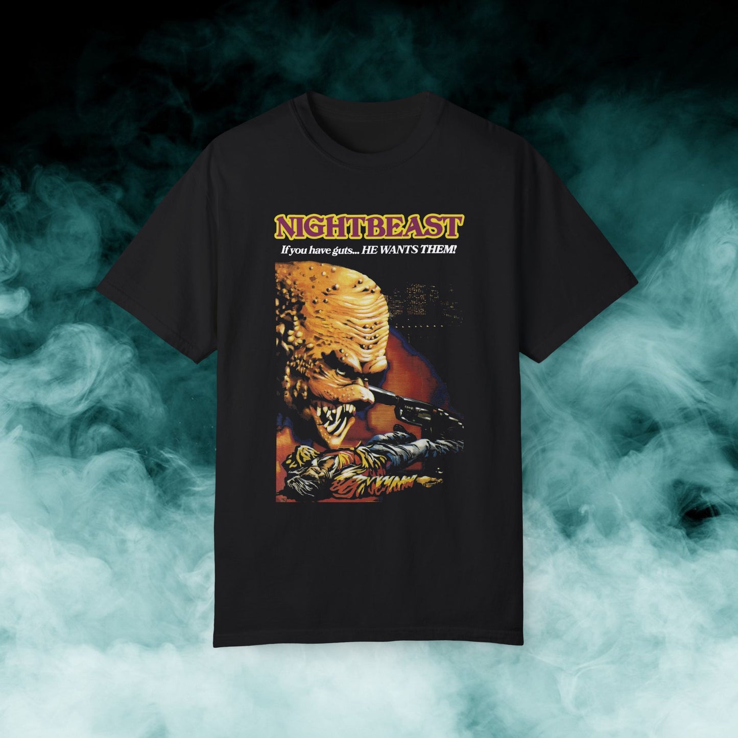 Nightbeast "If you have guts..." Horror Movie T-shirt