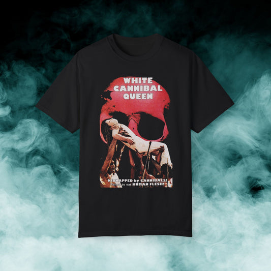 White Cannibal Queen Horror Movie T-shirt (Merch)