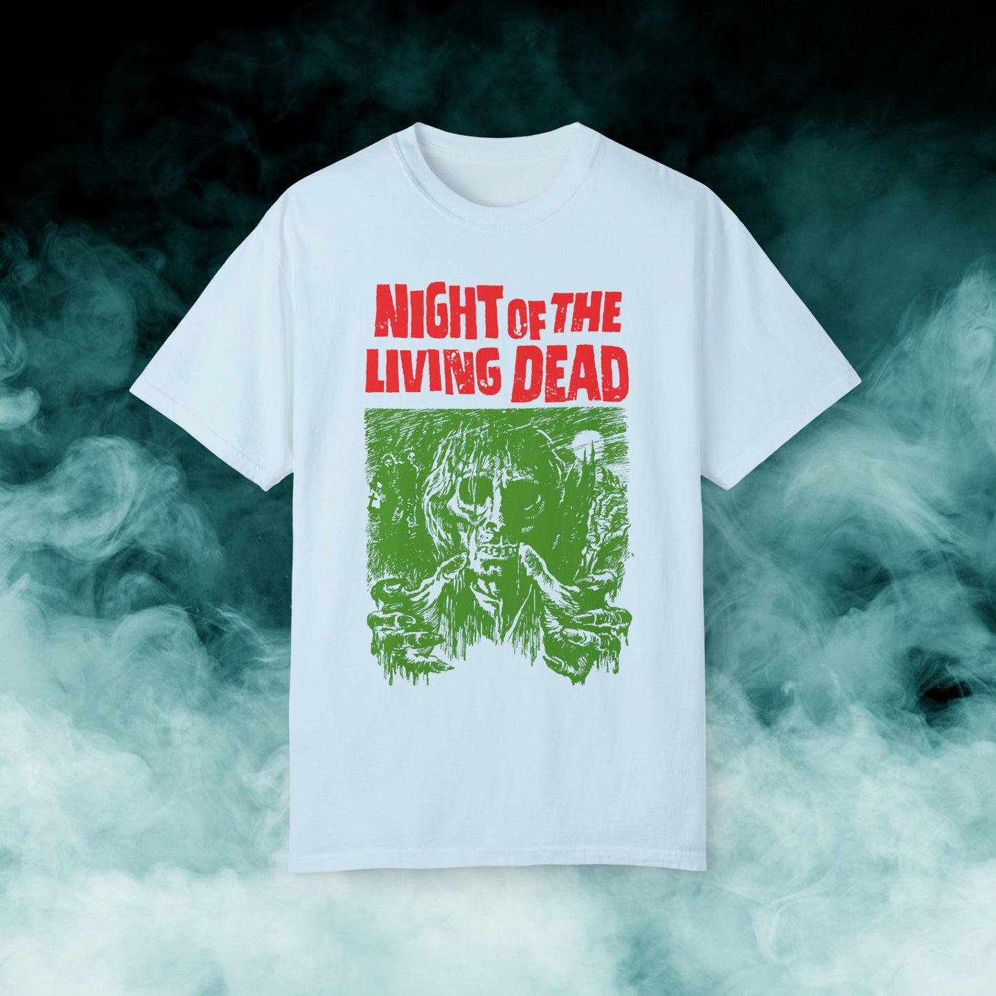 Night of the Living Dead "They won't stay dead!" Horror Movie T-shirt (Merch)
