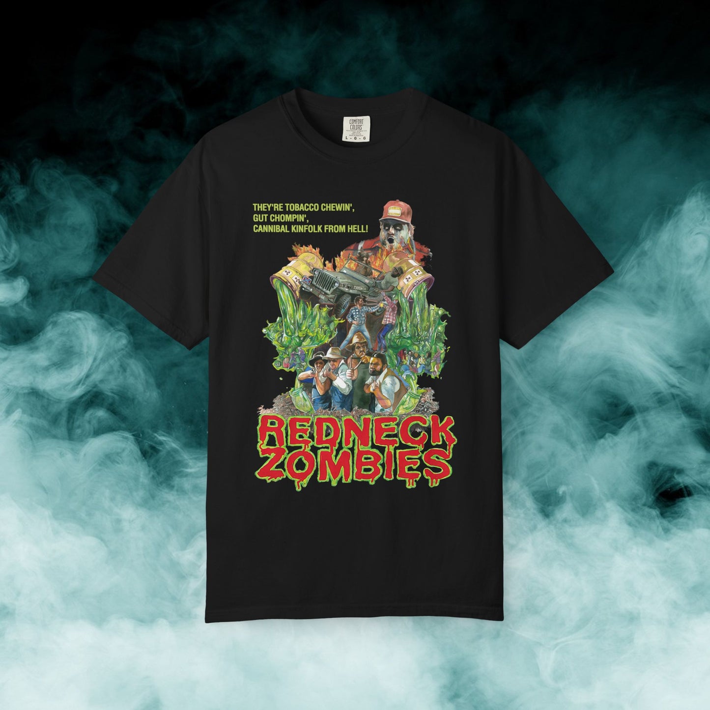 Redneck Zombies Horror Movie T-shirt (Merch)