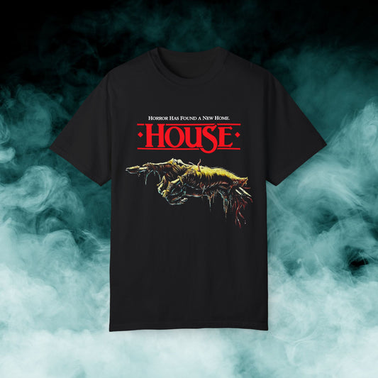 House "Horror has found a new home" Horror Movie T-shirt (Merch)