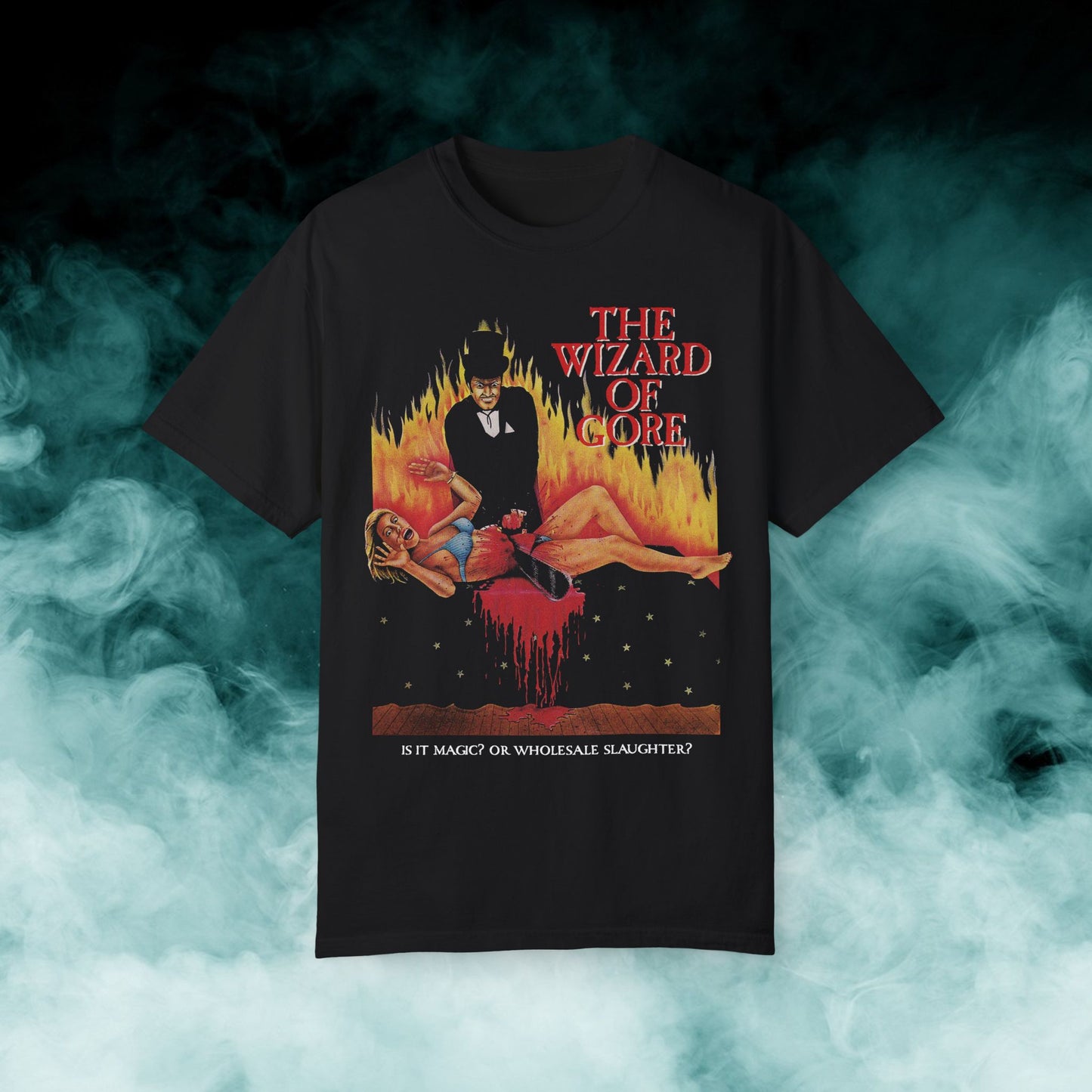 The Wizard of Gore "Is it magic?" Horror Movie T-shirt (Merch)