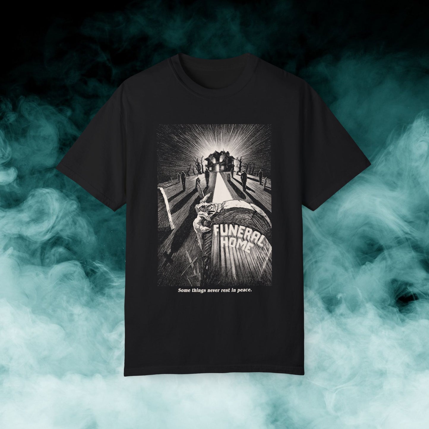 Funeral Home Horror Movie T-shirt (Merch)