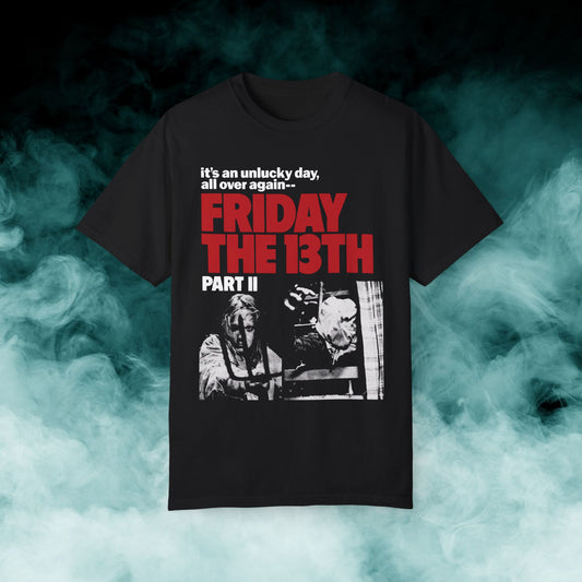 Friday the 13th Part 2 Horror Movie T-shirt (Merch)