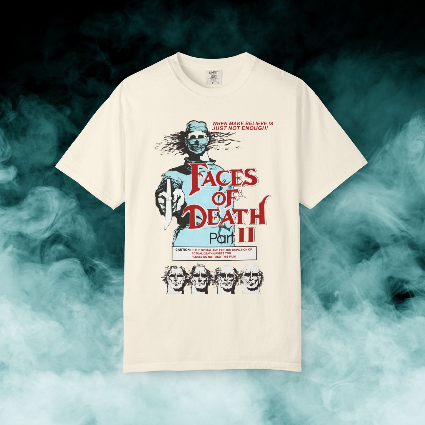 Faces of Death Part 2 Horror Movie T-shirt (Merch)