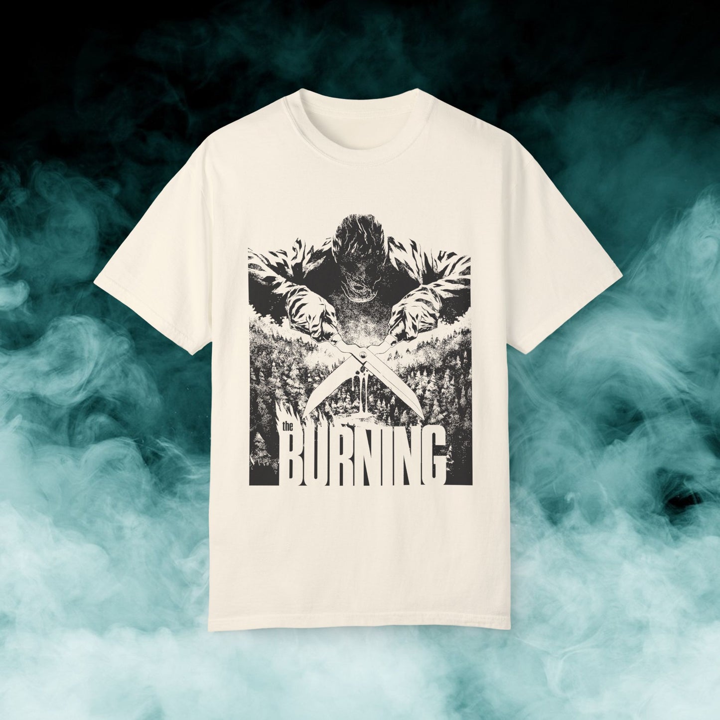 The Burning "white" Horror Movie T-shirt (Merch)
