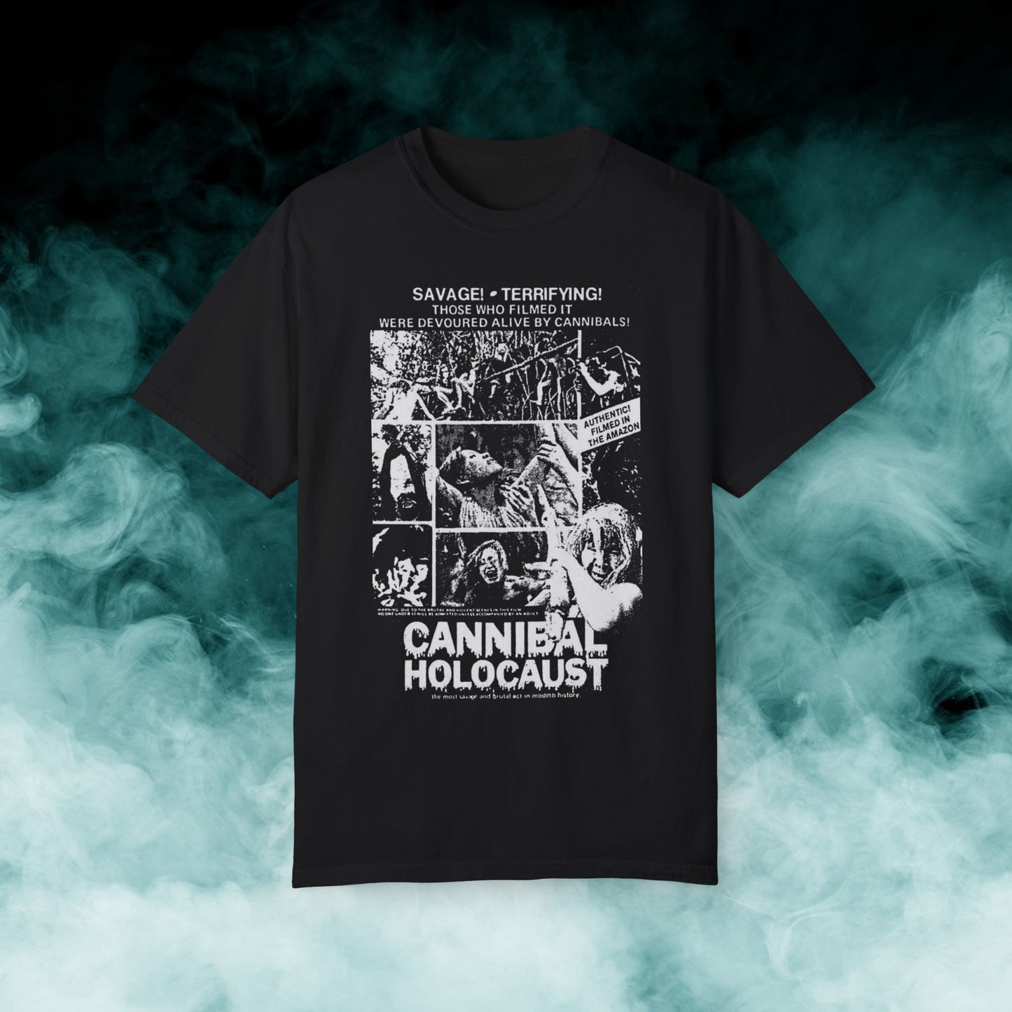 Cannibal Holocaust "Savage" Horror Movie T-shirt (Merch)