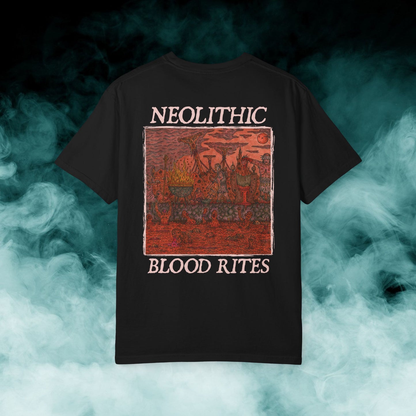 Aleister Cowboy "Neolithic Blood Rites" T-shirt (Merch)