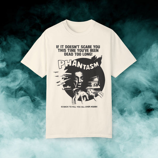 Phantasm "Is back to kill you all over again" Horror Movie T-shirt (Merch)