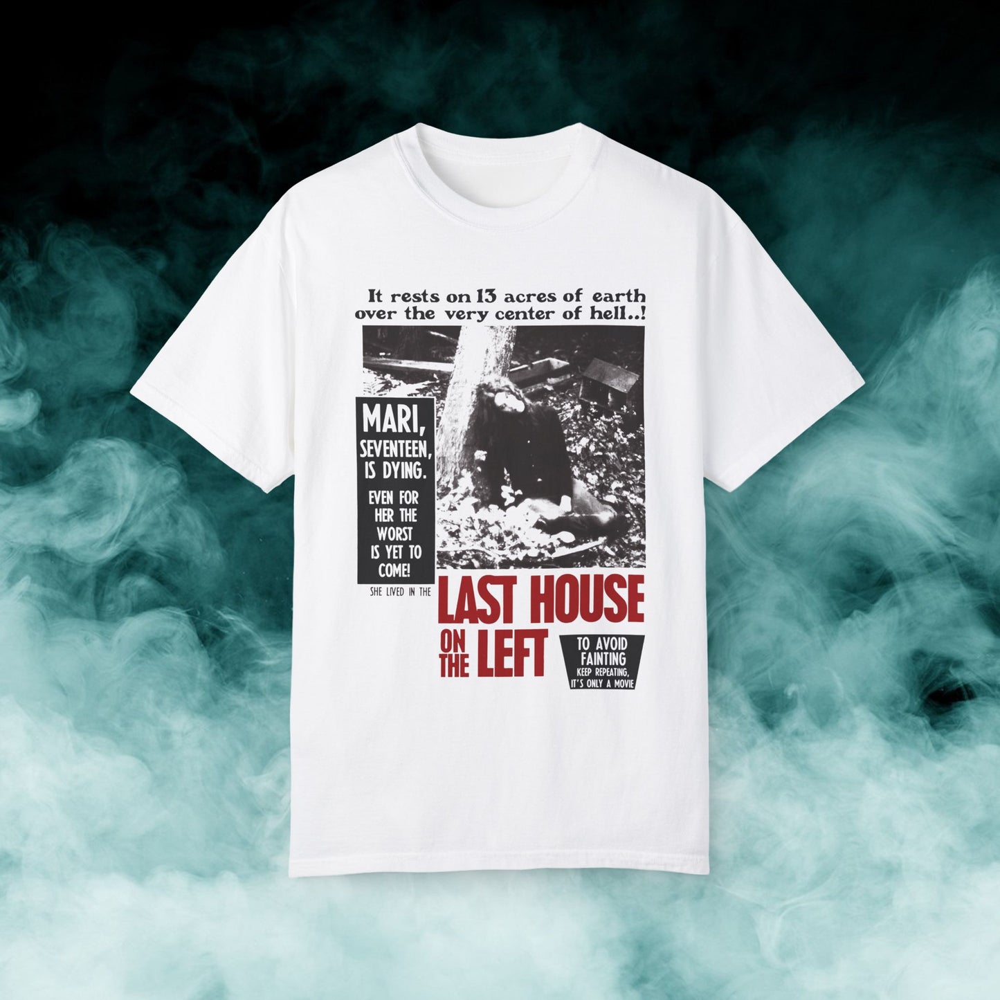 Last House on the Left White Horror Movie T-shirt (Merch)