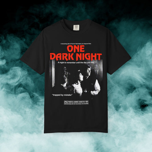 One Dark Night Horror Movie T-shirt (Merch)